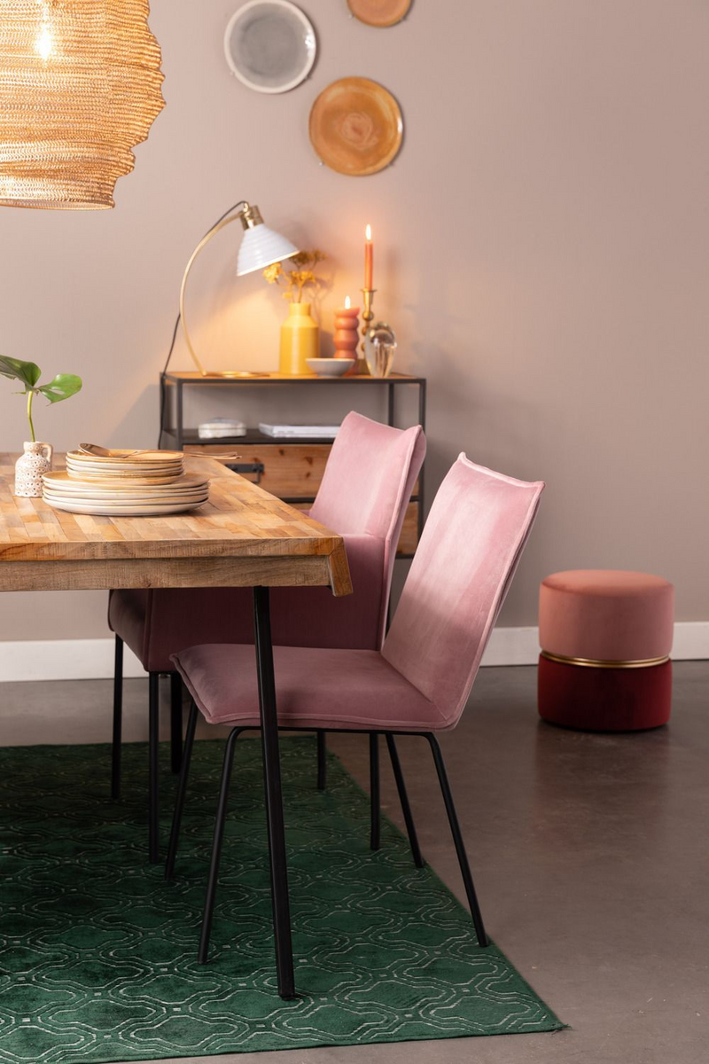 Pink Dining Chairs (2) | DF Floke | DutchFurniture.com