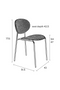 Gray Dining Chairs (2) | DF Donny | Dutchfurniture.com