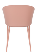 Curvy Pink Dining Chairs (2) | DF Gigi | Dutchfurniture.com