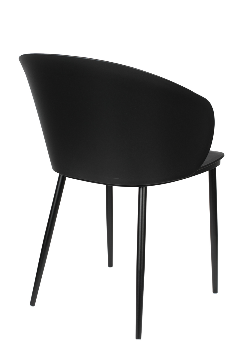 Curvy Black Dining Chairs (2) | DF Gigi | Dutchfurniture.com