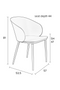 Curvy Mint Dining Chairs (2) | DF Gigi | Dutchfurniture.com