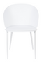 Curvy White Dining Chairs (2) | DF Gigi | Dutchfurniture.com