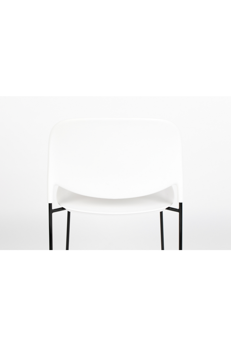 White Dining Chairs (4) | DF Stack | DutchFurniture.com