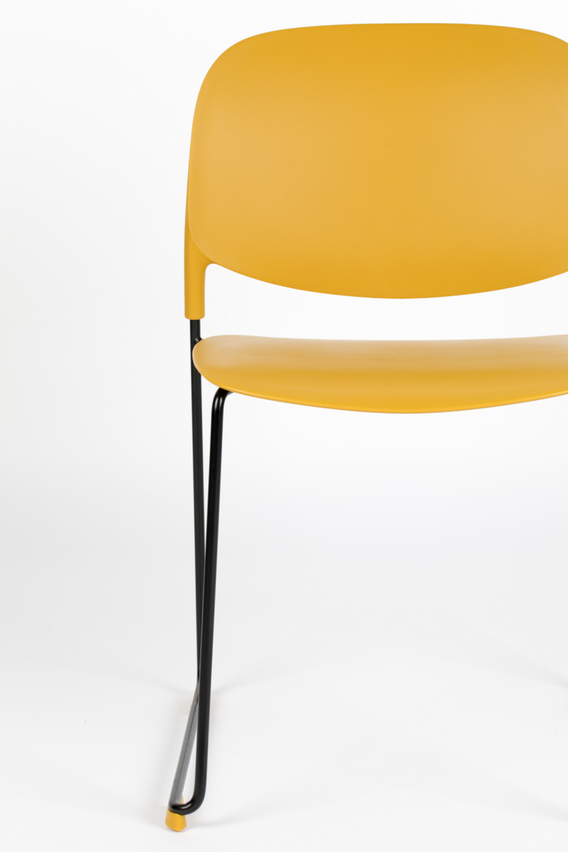 Yellow Dining Chairs (4) | DF Stacks | Dutchfurniture.com