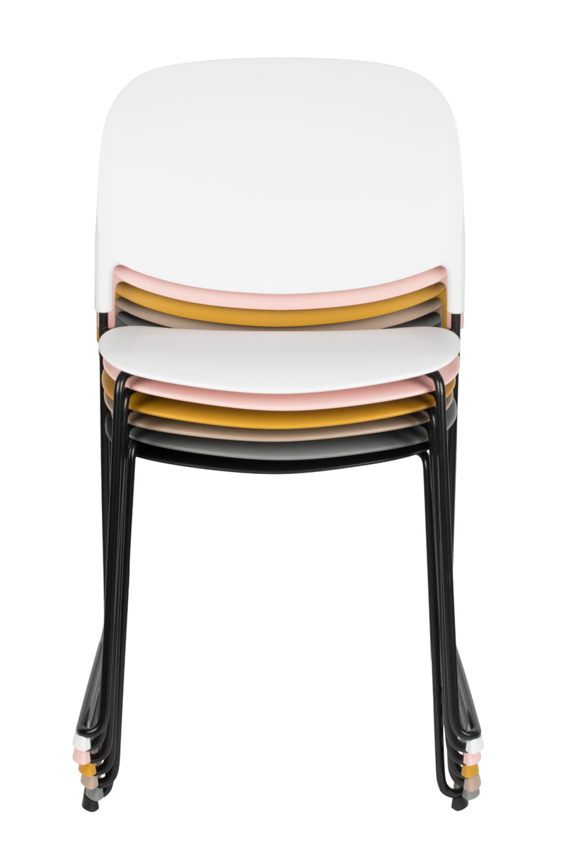 Beige Dining Chairs (4) | DF Stacks | DutchFurniture.com