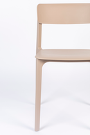 Light Brown Molded Chairs (4) | DF Clive | Dutchfurniture.com