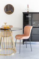 Upholstered Minimalist Dining Chairs (2) | DF Junzo | Dutchfurniture.com