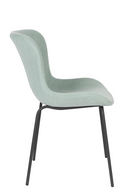 Upholstered Minimalist Dining Chairs (2) | DF Junzo | Dutchfurniture.com