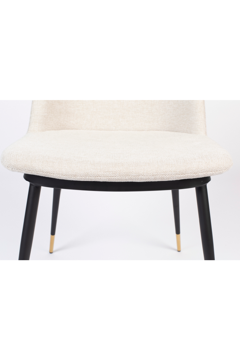 Beige Fabric Dining Chairs (2) | DF Lionel | Dutchfurniture.com