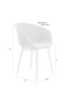 Gray Shell Dining Chairs (2) | DF Charly | Dutchfurniture.com