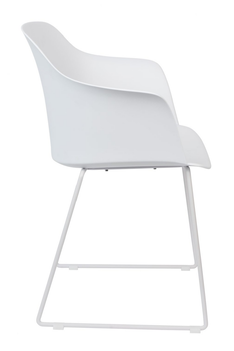 White Contemporary Dining Chairs (2) | DF Tango |  Oroatrade.com