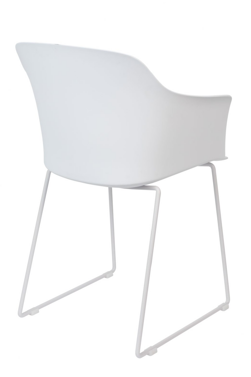 White Contemporary Dining Chairs (2) | DF Tango |  Oroatrade.com