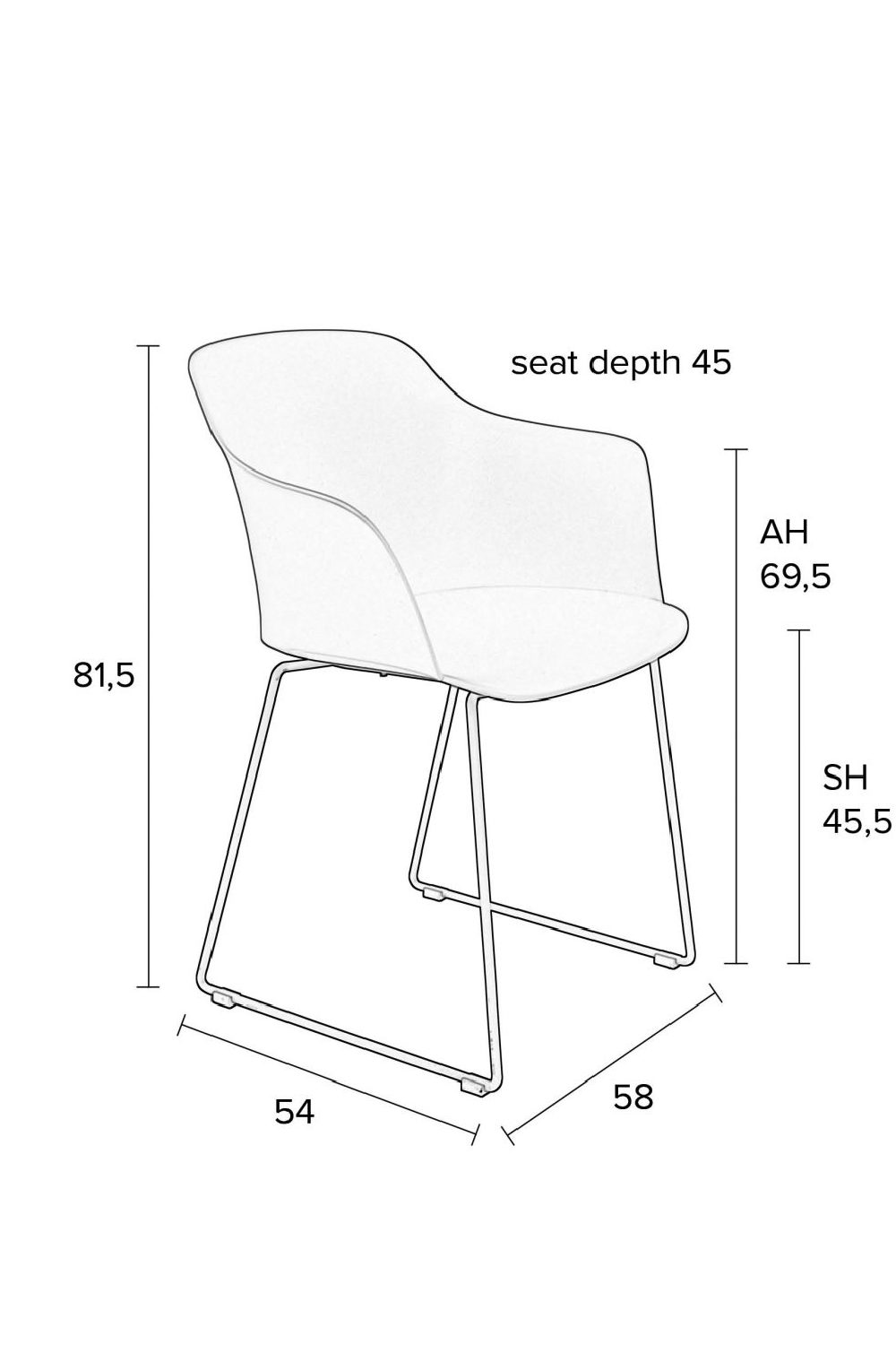 Blue Contemporary Dining Chairs (2) | DF Tango | Dutchfurniture.com