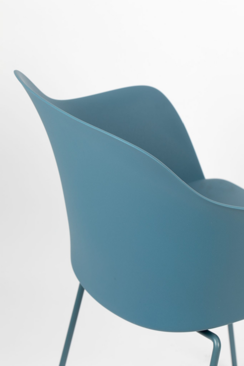 Blue Contemporary Dining Chairs (2) | DF Tango | Dutchfurniture.com