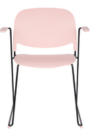 Pink Dining Chairs With Arms (4) | DF Stacks | Dutchfurniture.com