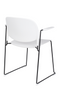 White Dining Chairs With Arms (4) | DF Stacks | Dutchfurniture.com