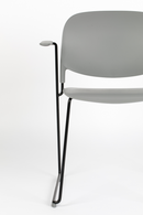 Gray Dining Chairs With Arms (4) | DF Stacks | Dutchfurniture.com