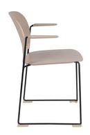 Beige Dining Chairs With Arms (4) | DF Stacks | Dutchfurniture.com