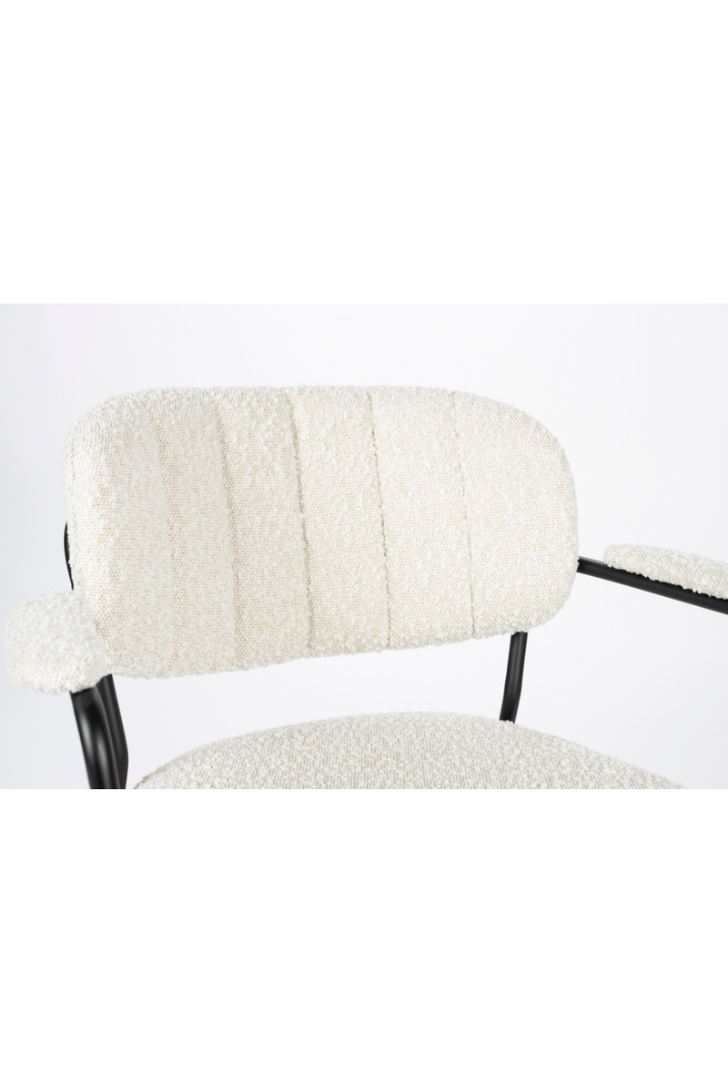 Bouclé Upholstered Armchairs (2) | DF Jolien | Dutchfurniture.com