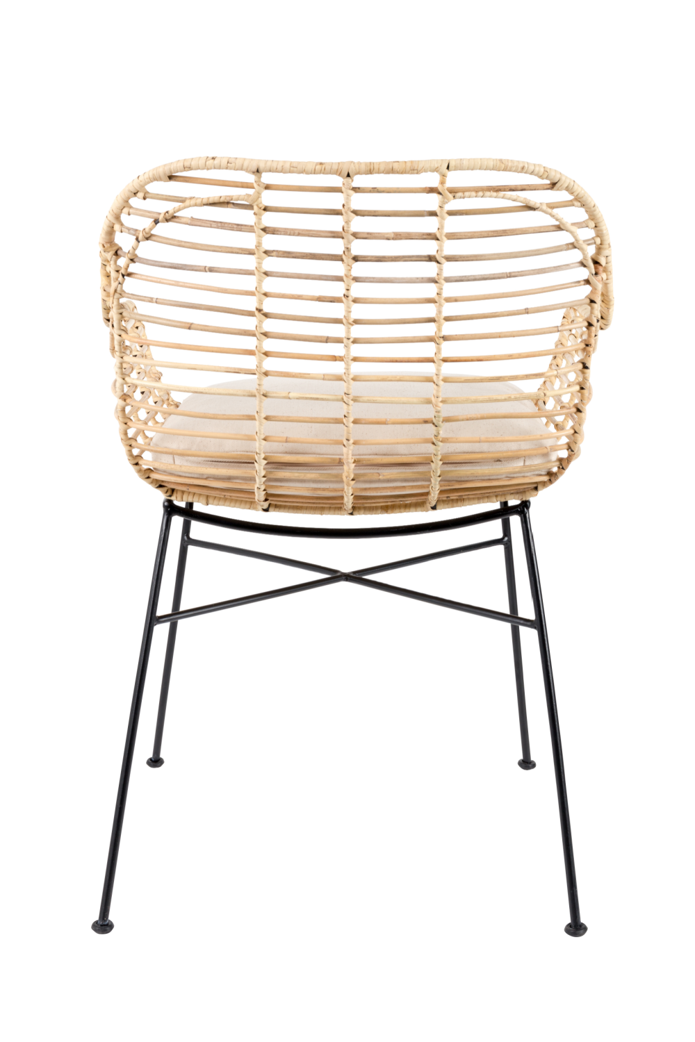 Natural Rattan Dining Armchairs (2) | DF Tiger | Dutchfurniture.com