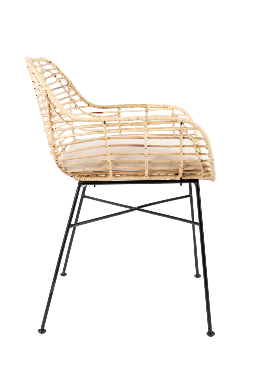 Natural Rattan Dining Armchairs (2) | DF Tiger | Dutchfurniture.com