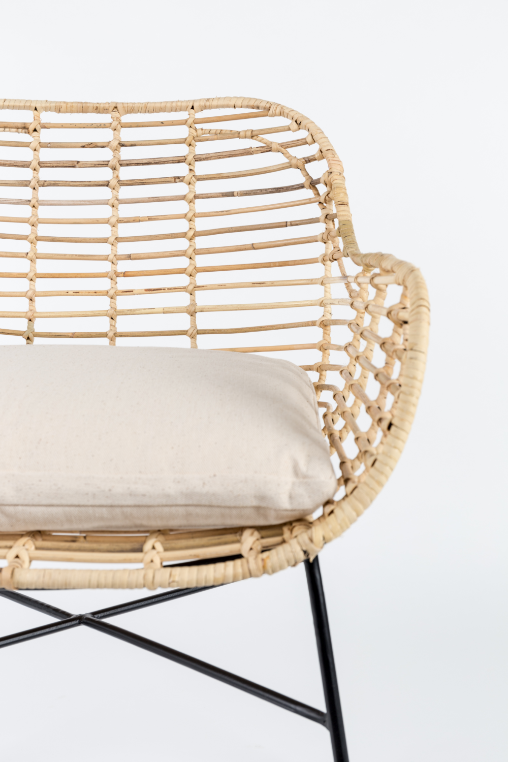 Natural Rattan Dining Armchairs (2) | DF Tiger | Dutchfurniture.com