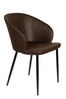 Curved Dining Chairs (2) | DF Hadid | Dutchfurniture.com