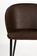 Curved Dining Chairs (2) | DF Hadid | Dutchfurniture.com