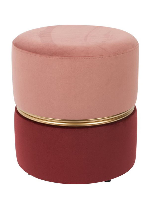 Red Pink Accent Stool | DF Bubble Candy | Oroatrade.com