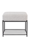 Rectangular Cushioned Stool | DF Milou | Dutchfurniture.com