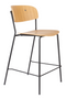 Wooden Counter Stool Set (2) | DF Jolien | Dutchfurniture.com