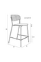 Wooden Counter Stool Set (2) | DF Jolien | Dutchfurniture.com