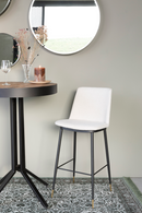 Modern Upholstered Bar Stools (2) | DF Lionel | Dutchfurniture.com
