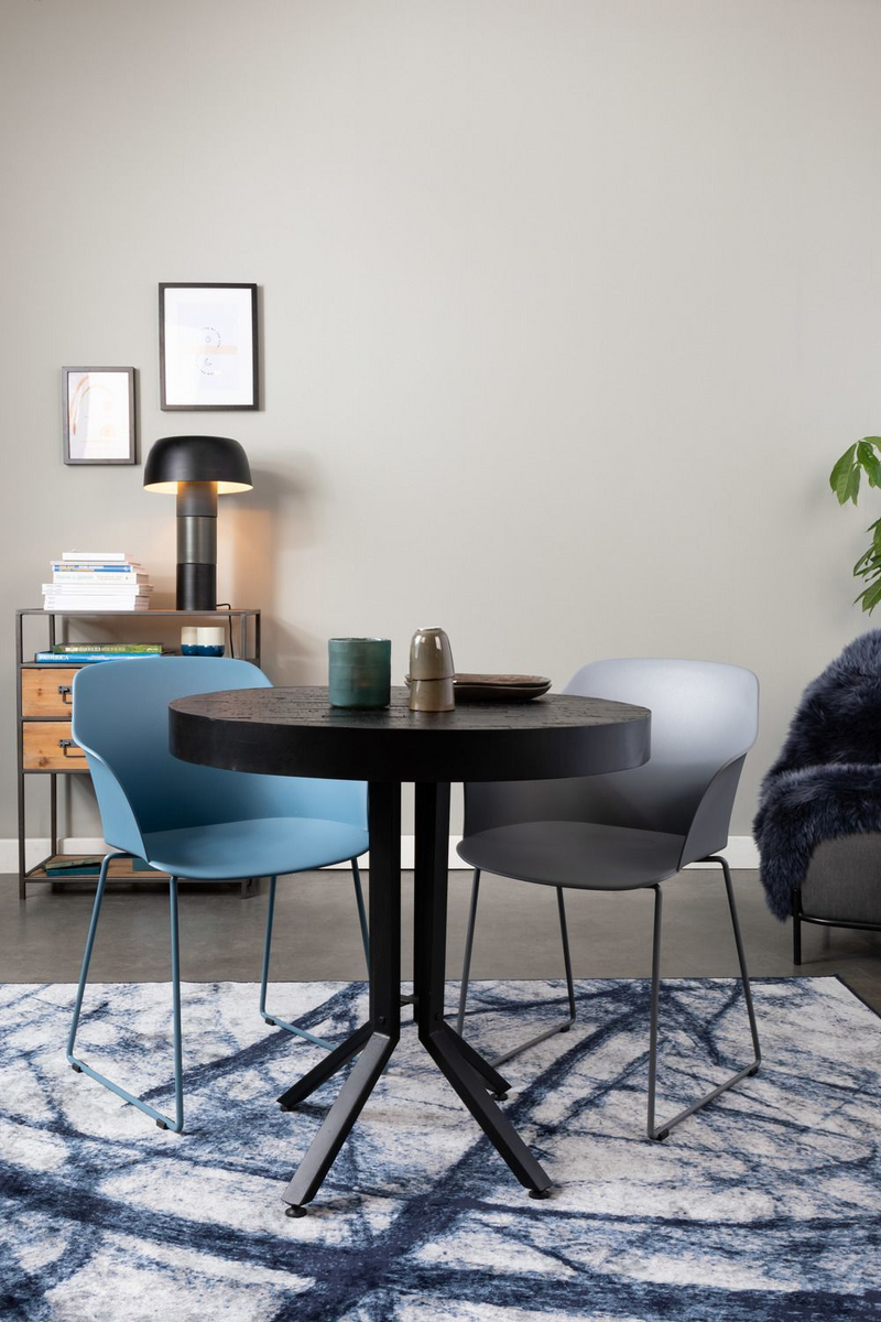 Black Teak Bistro Table | DF Maze | DutchFurniture.com