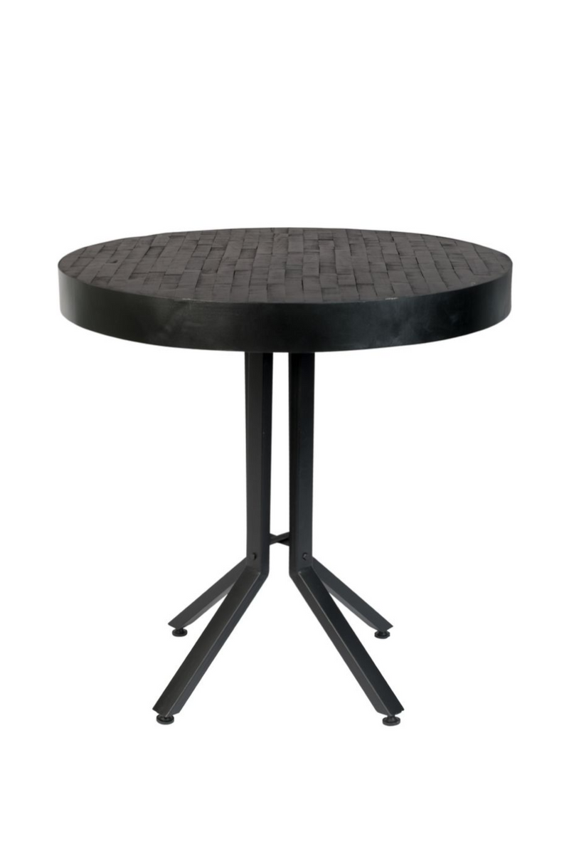 Black Teak Bistro Table | DF Maze | DutchFurniture.com