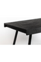 Black Lacquered Teak Dining Table | DF Suri | Oroatrade.com