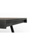 Black Lacquered Teak Dining Table | DF Suri | Oroatrade.com