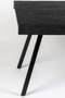 Black Lacquered Teak Dining Table | DF Suri | Oroatrade.com