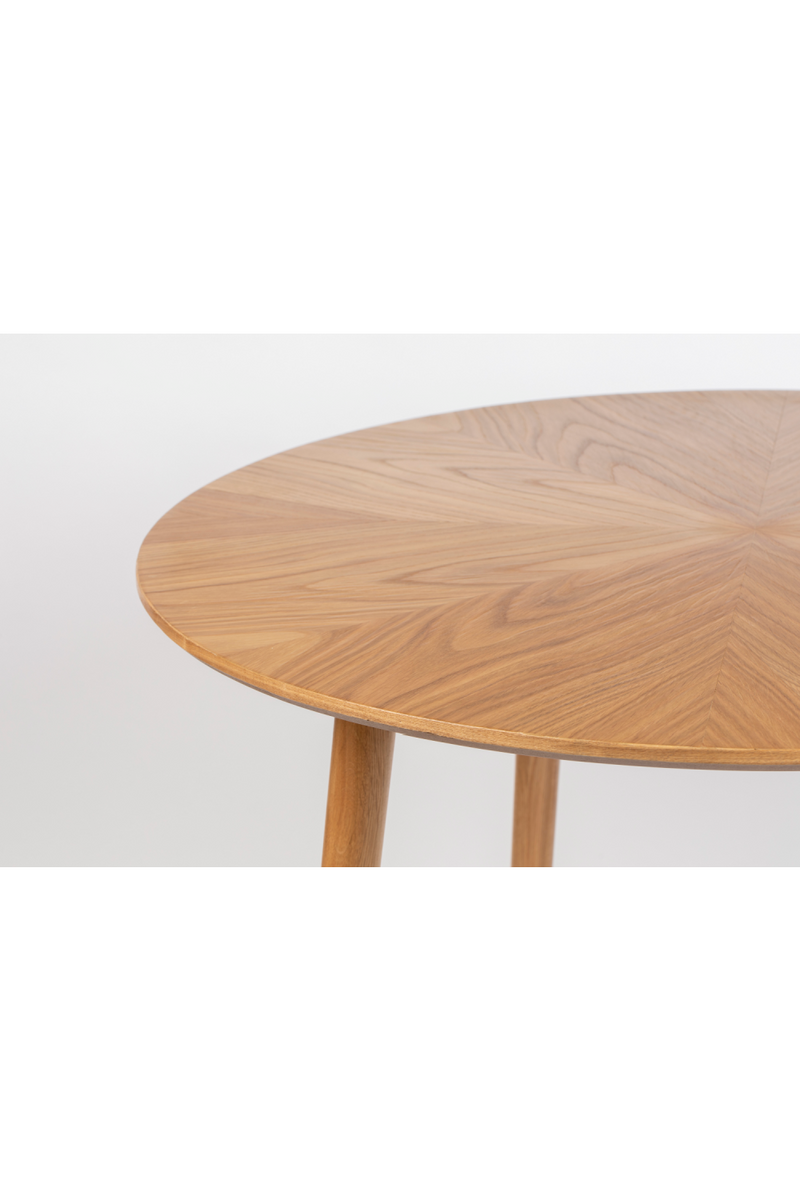 Round Natural Wood Dining Table | DF Fabio | Dutchfurniture.com