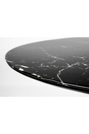 Marble Finish Pedestal Dining Table | DF Maru | Oroatrade.com