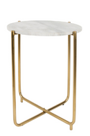 White Marble Side Table | DF Timpa | Dutchfurniture.com