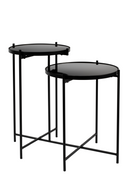 Black Mirror Double Side Table | DF LI | Dutchfurniture.com