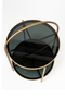 Round Gold Framed Side Table | DF Maeve | Dutchfurniture.com