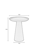 Minimalist Pedestal Side Table L | DF Ringar | Dutchfurniture.com