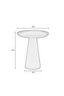 Minimalist Pedestal Side Table L | DF Ringar | Dutchfurniture.com