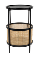 Rattan Accented Side Table | DF Makoto | Dutchfurniture.com