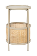 Rattan Accented Side Table | DF Makoto | Dutchfurniture.com