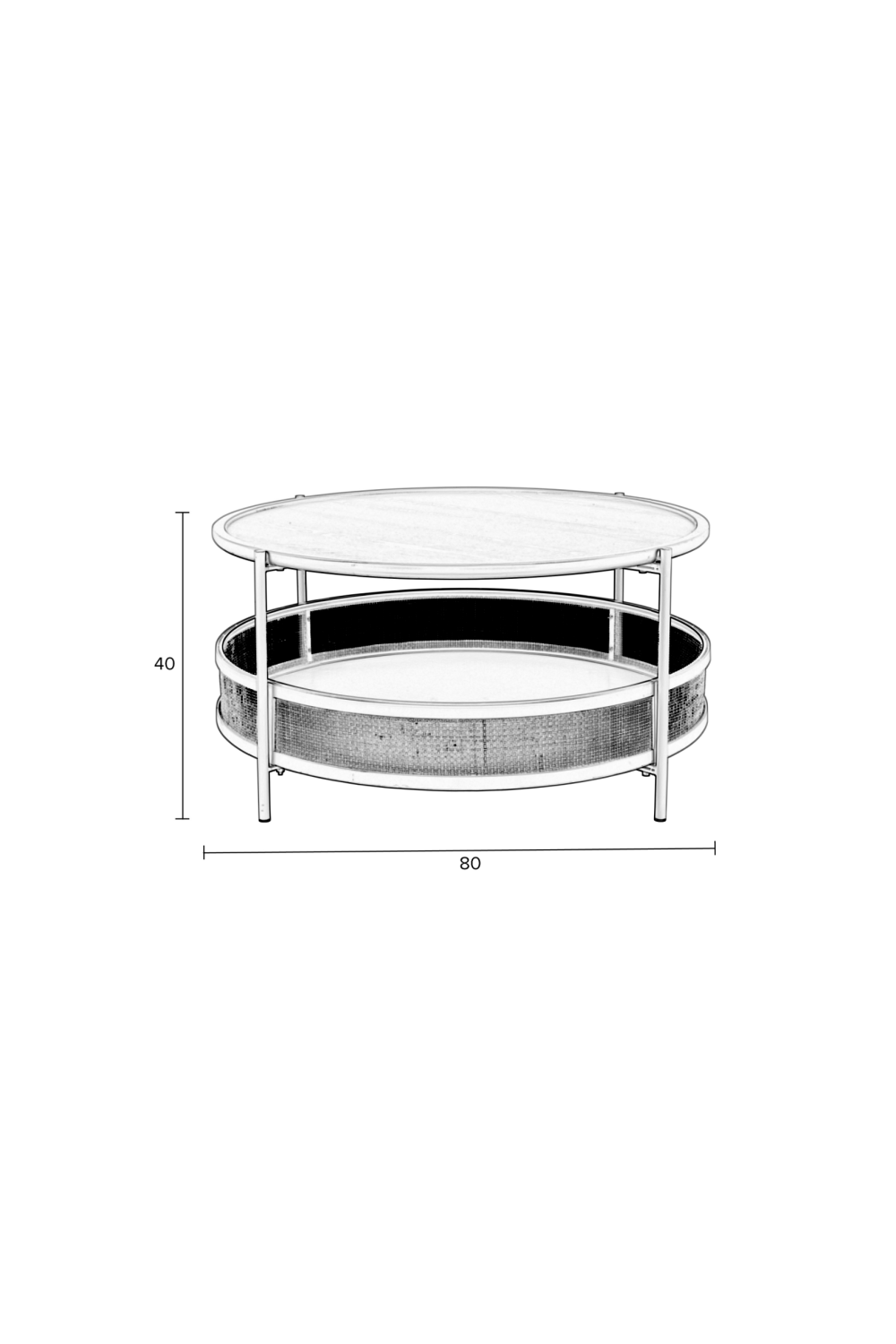 Modern Rattan Coffee Table | DF Makoto | Dutchfurniture.com