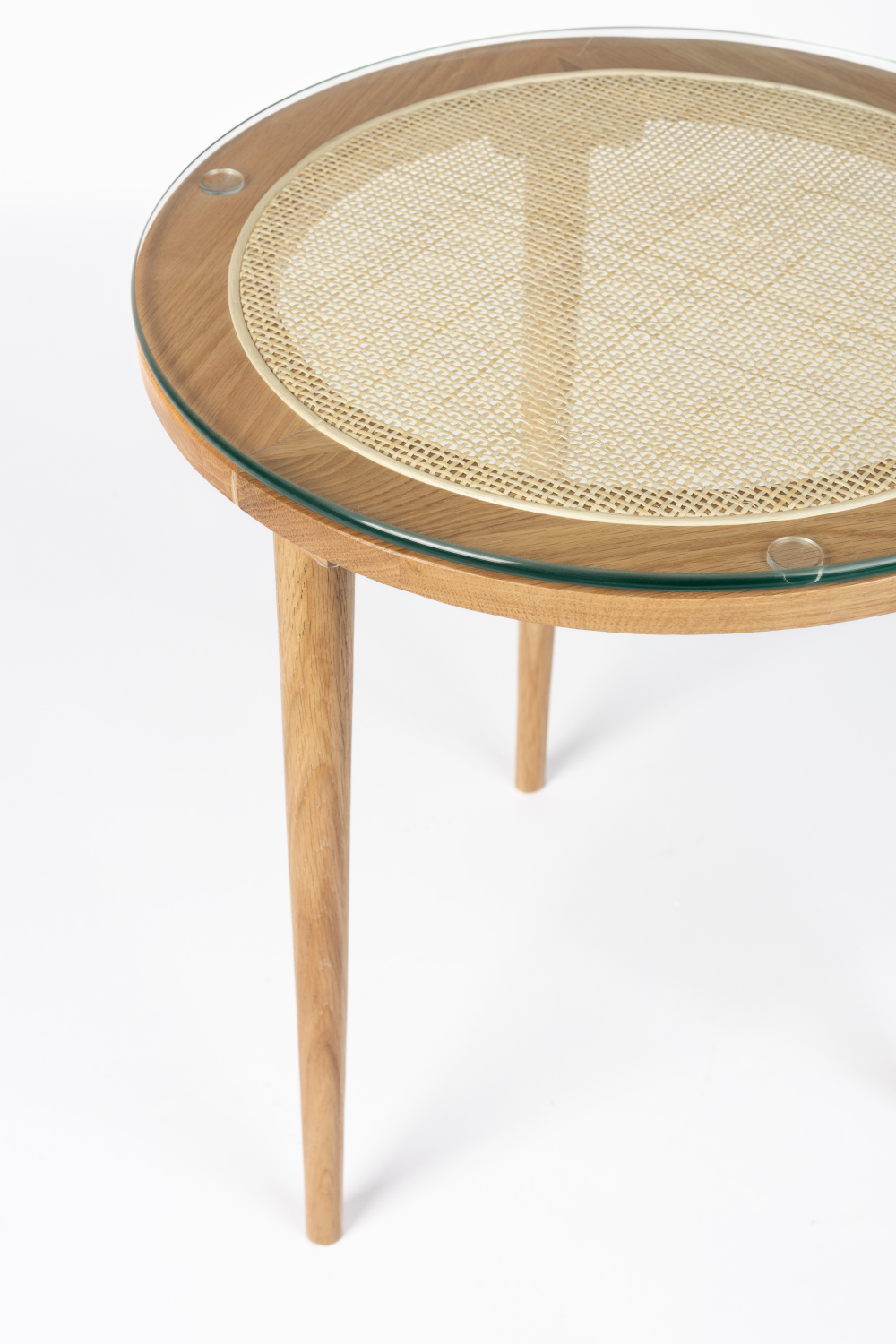 Natural Rattan Modern Side Table | DF Haru | Dutchfurniture.com