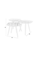 Teak Modern Coffee Table Set (3) | DF Cuties | Dutchfurniture.com